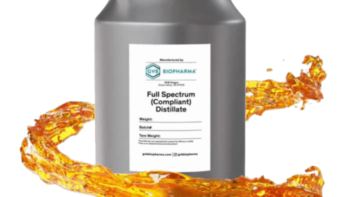 THC-Free Organic Non-Detect Distillate - GVB Biopharma