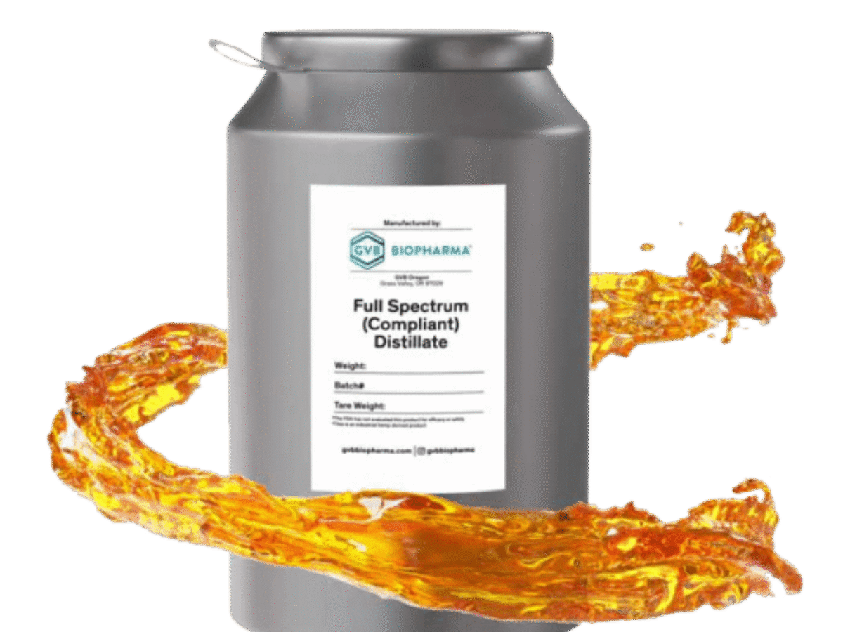 THC-Free Organic Non-Detect Distillate - GVB Biopharma