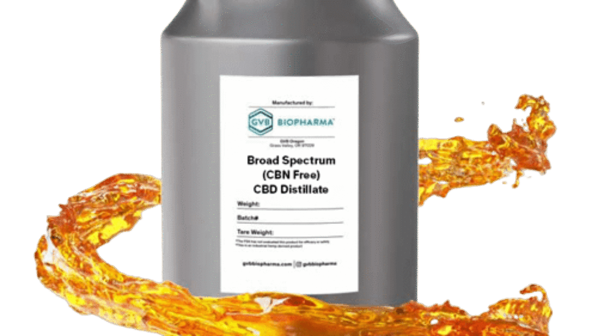 GVB Biopharma | Broad Spectrum CBD Distillate (CBN Free)