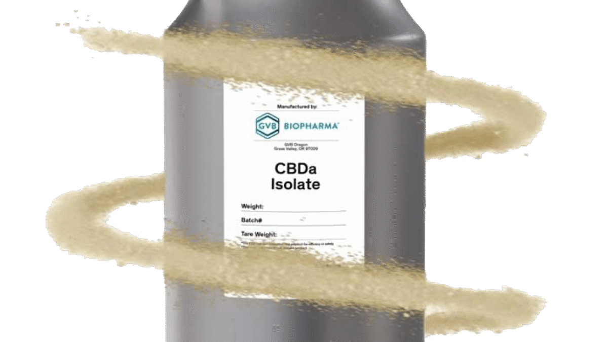GVB Biopharma | CBDa Isolate Powder