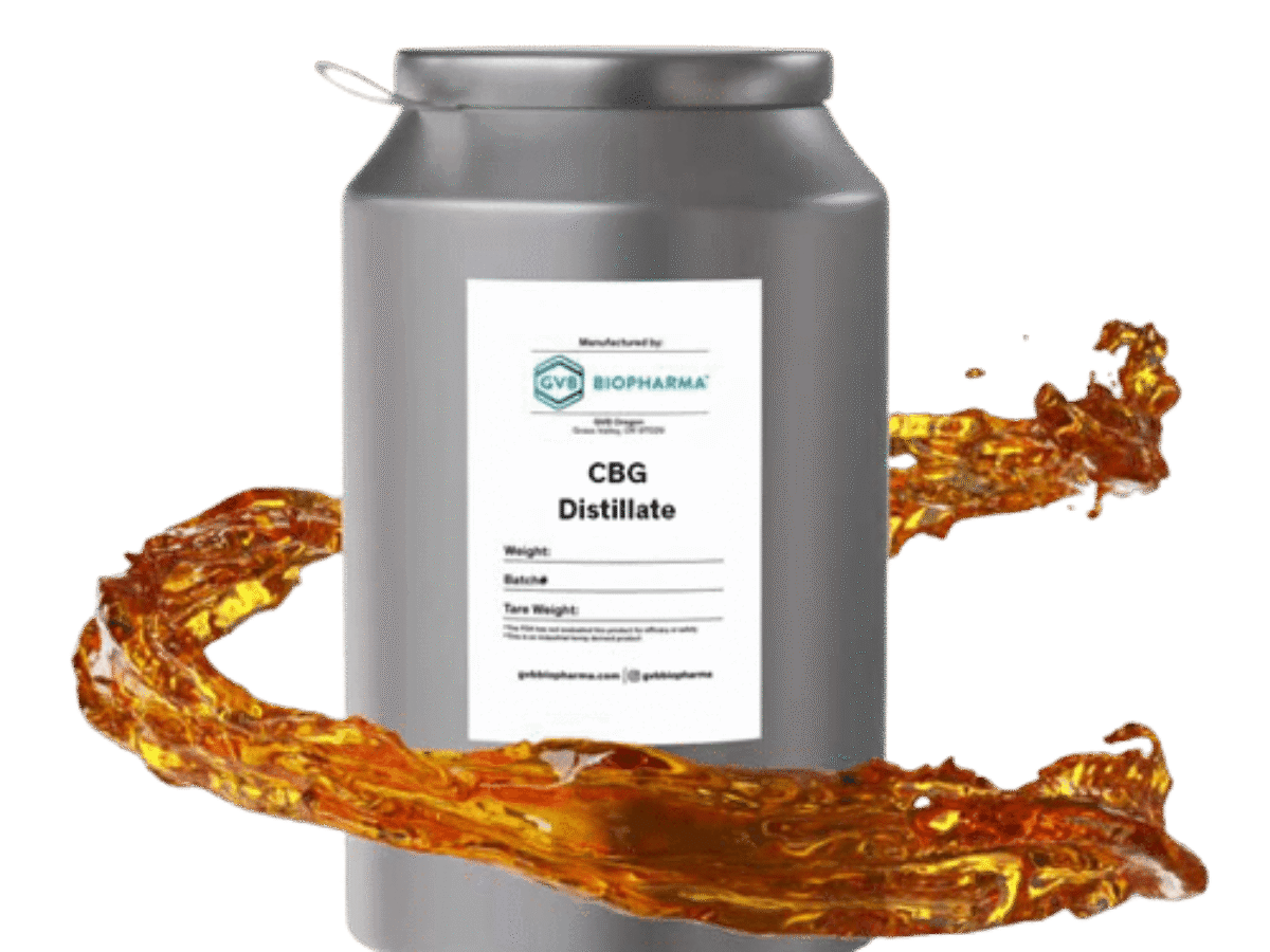 CBG Distillate | Buy Bulk Wholesale CBG | GVB Biopharma